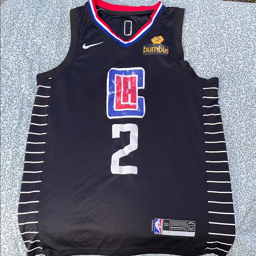 Nike Black Leonard LA Jersey swingman NBA